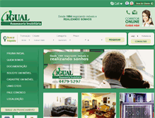 Tablet Screenshot of igualimoveis.com.br